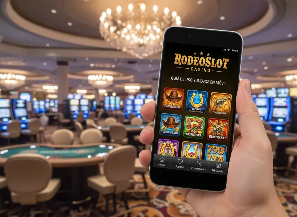Rodeoslot casino app guía de uso y juegos en móvil